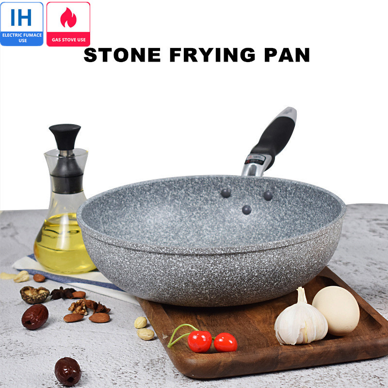 Commercial Kitchen Burner - Non-Stick Pan Durable Stone Frying Wok