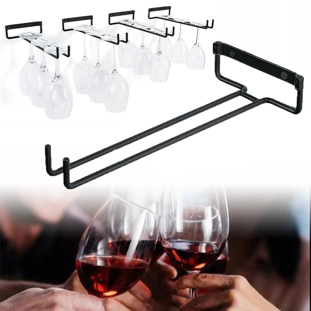 Commercial Kitchen Organization - Wall Mounted Stemware Holder Kitchen Wine