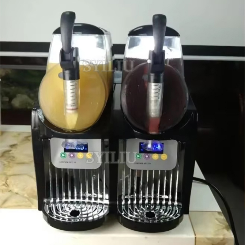 Slushy Machine - Professional Slush Machine 12L 2 Tanks