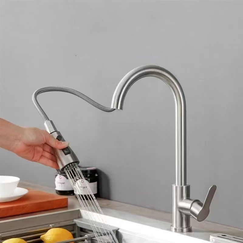 Kitchen Faucet Pull Out Brushe - Commercial Kitchen Faucet review and price