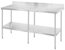 Stainless Steel Prep Table NSF - Commercial Kitchen Backsplash review and price