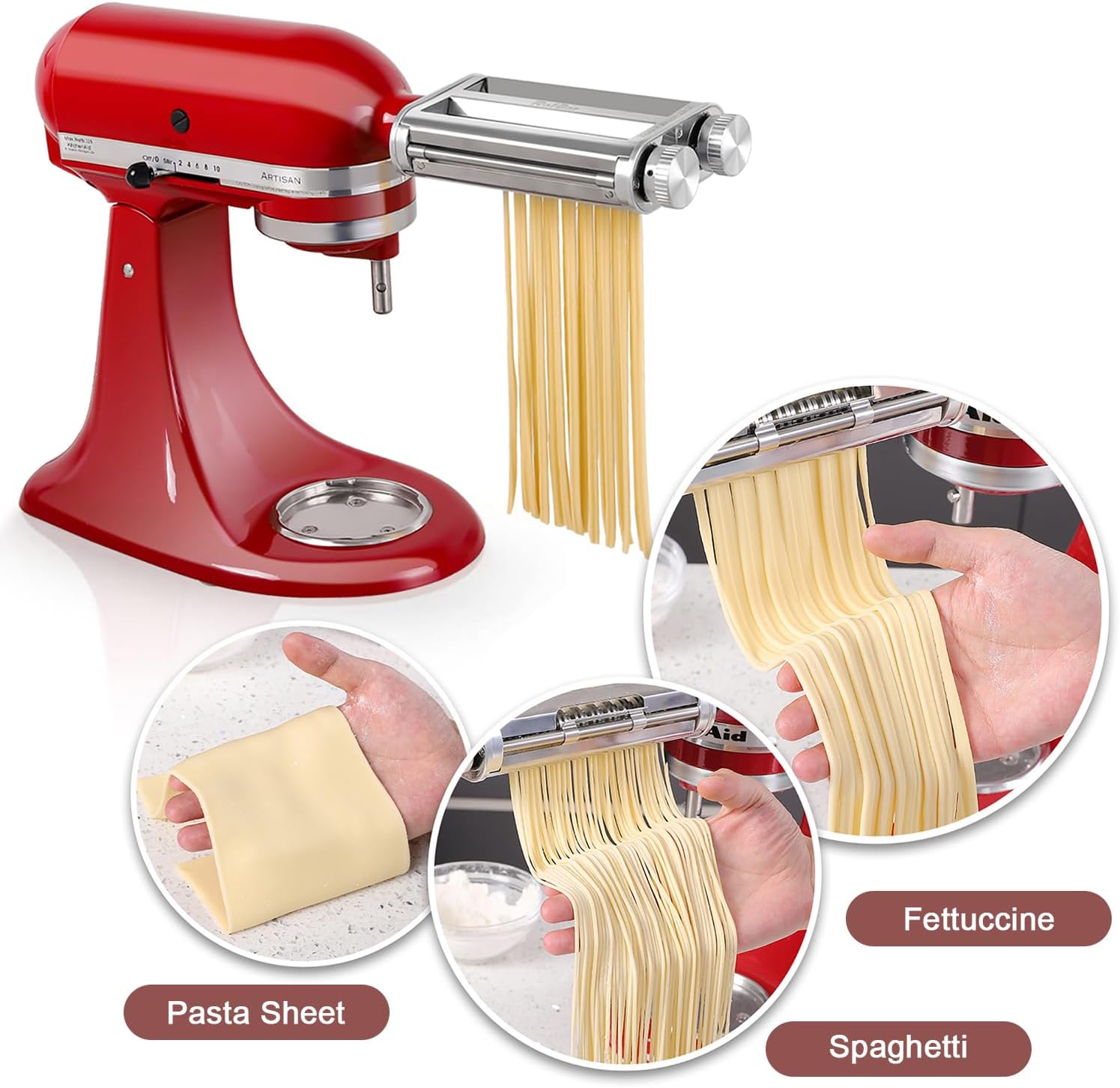 KitchenAid Mixer 3-in-1 Pasta  - Commercial Kitchenaid review and price