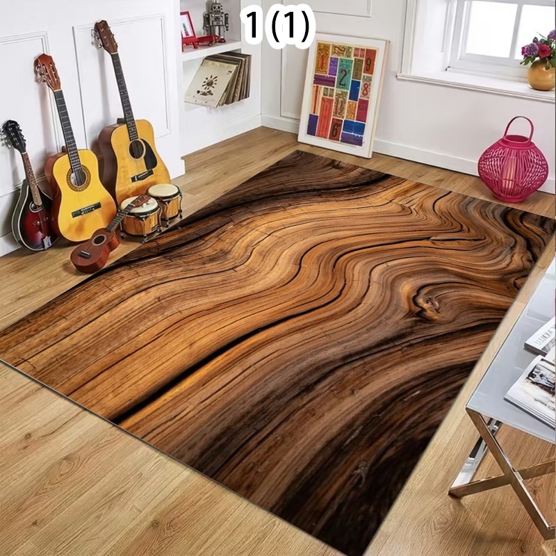 Natural Wood Grain Area Rug Br - Commercial Kitchen Non Slip Flooring review and price