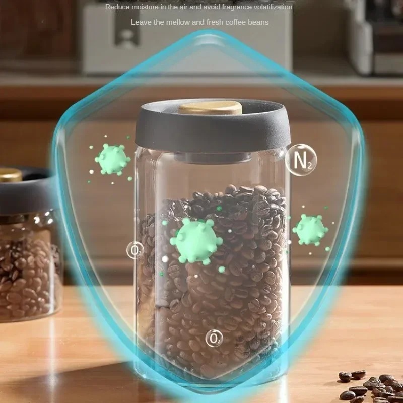 Manual Vacuum Sealed Coffee Ja - Commercial Kitchen Organization review and price