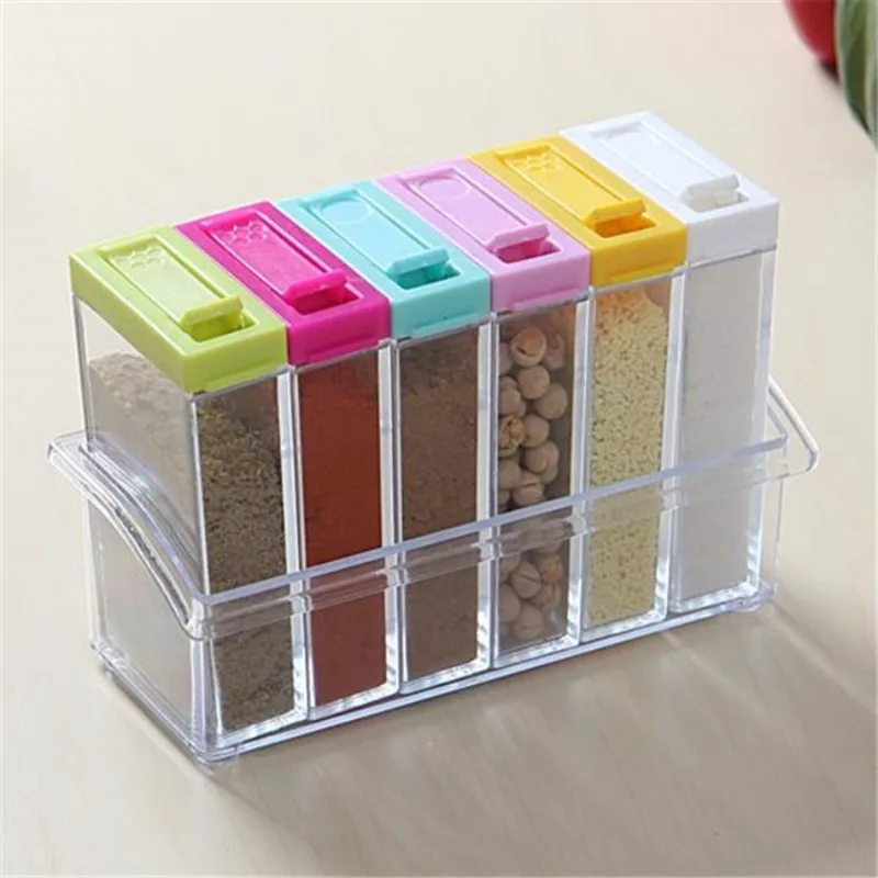 Transparent Seasoning Six Grid - Commercial Kitchen Organization review and price