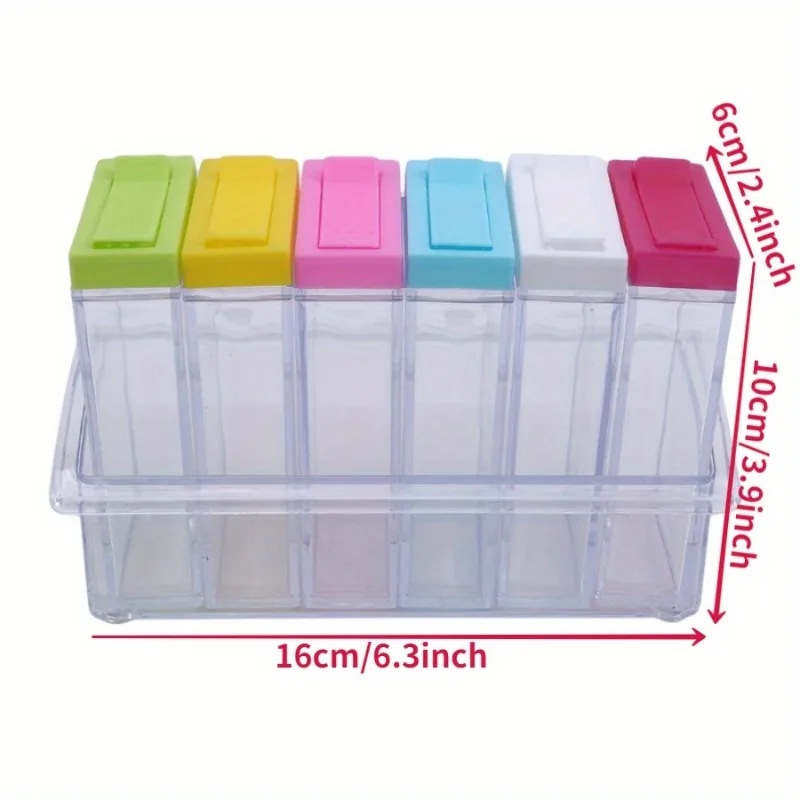 Transparent Seasoning Six Grid - Commercial Kitchen Organization review and price