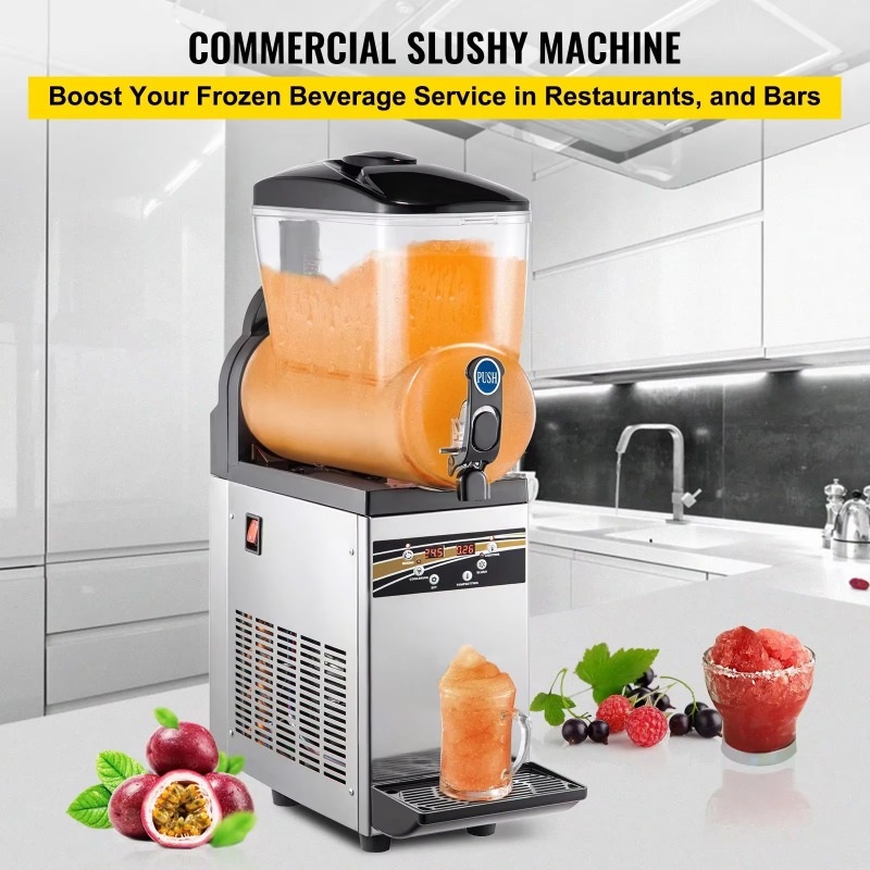 2026VEVOR Commercial Slushy Ic - Slushy Machine review and price