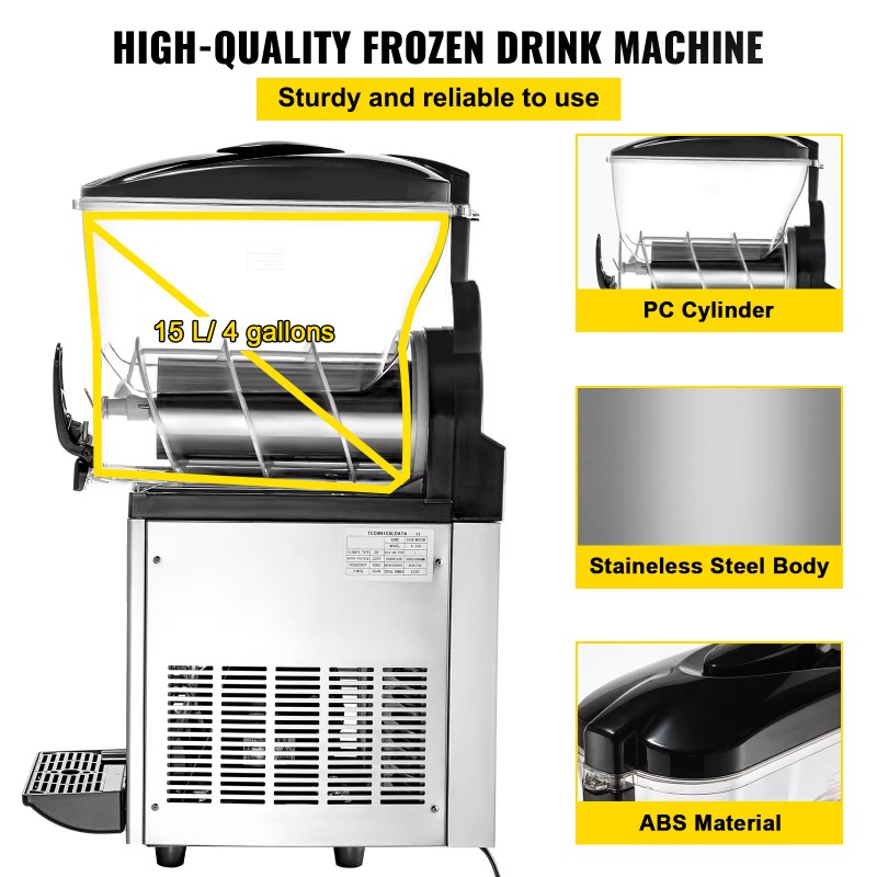 2026VEVOR Commercial Slushy Ic - Slushy Machine review and price