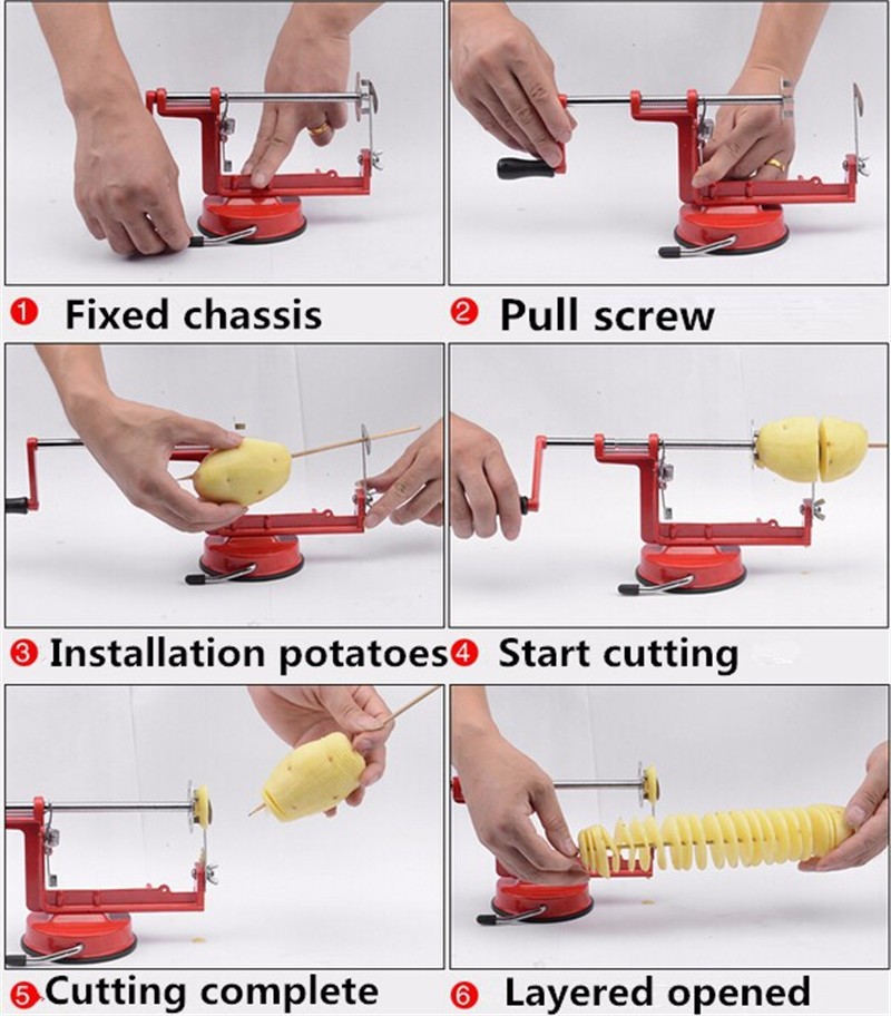 1 Pc Potato Twister Potato Sli - Commercial Potato Peeler review and price