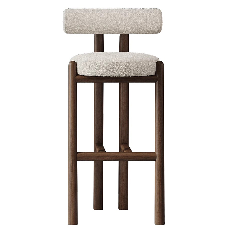 Modern Wood Backrest Bar Chair - Commercial Kitchen Interior review and price