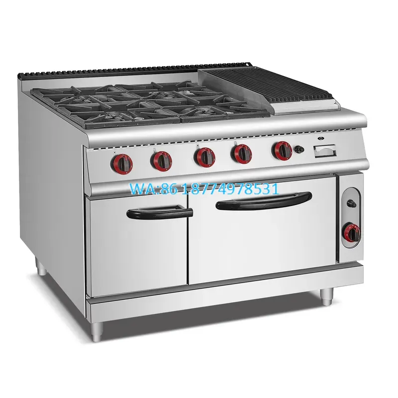 Wmwmnu Commercial 4 Burner Gas - Commercial Kitchen Burner review and price