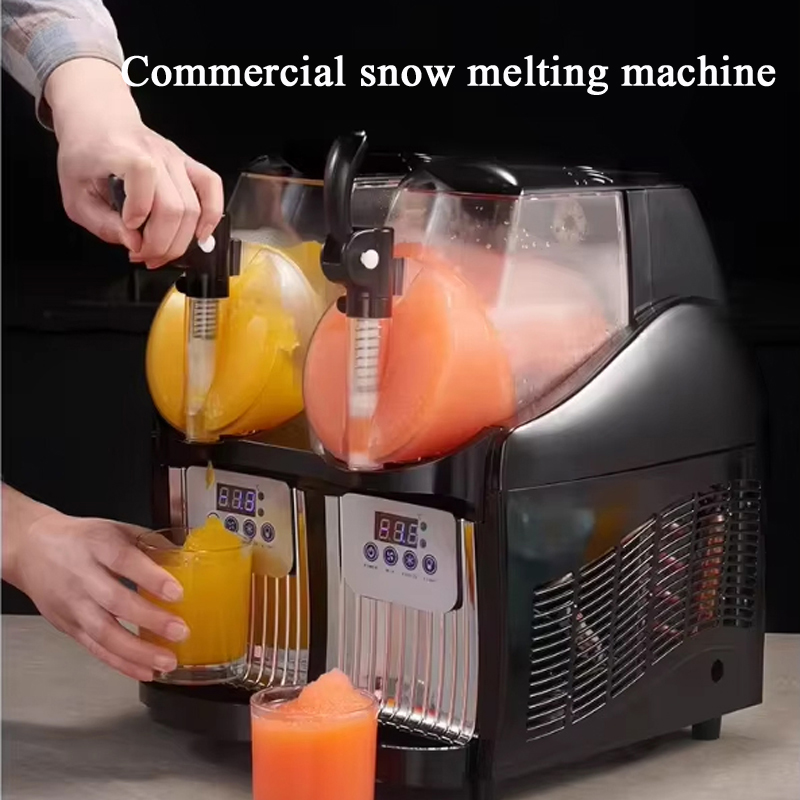 Double Tank 4L Commercial Slus - Slushy Machine review and price