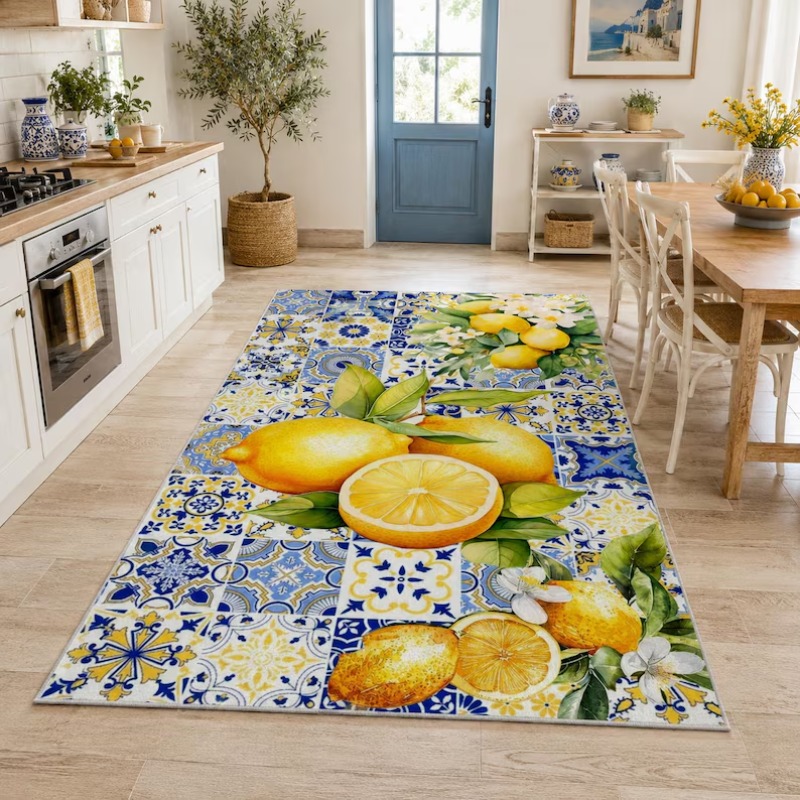 Bright Summer Mediterranean Le - Commercial Kitchen Tile Flooring review and price