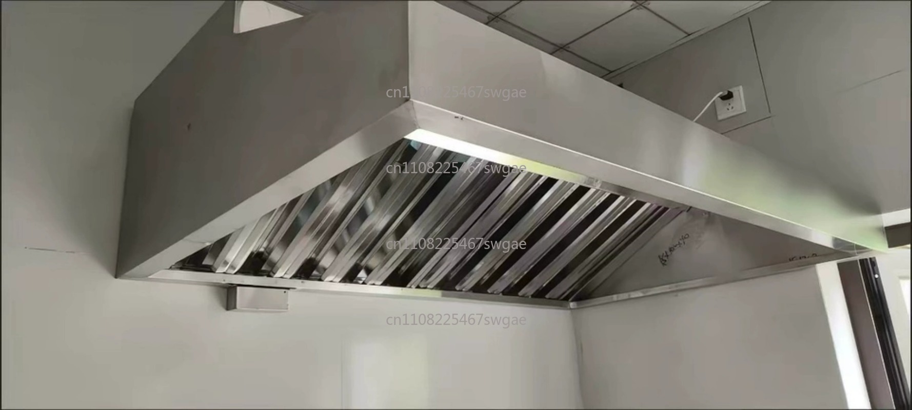Steel Kitchen Exhaust Hood Hig - Commercial Kitchen Hood review and price
