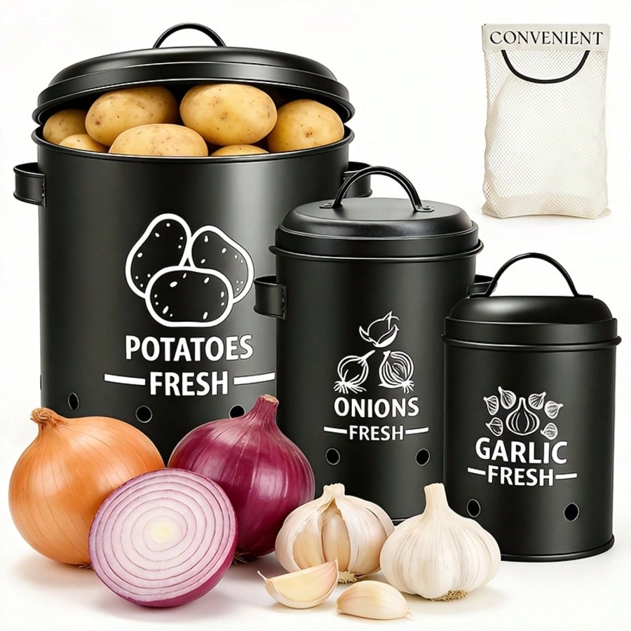 Potato Onion Garlic Storage Bi - Commercial Kitchen Organization review and price