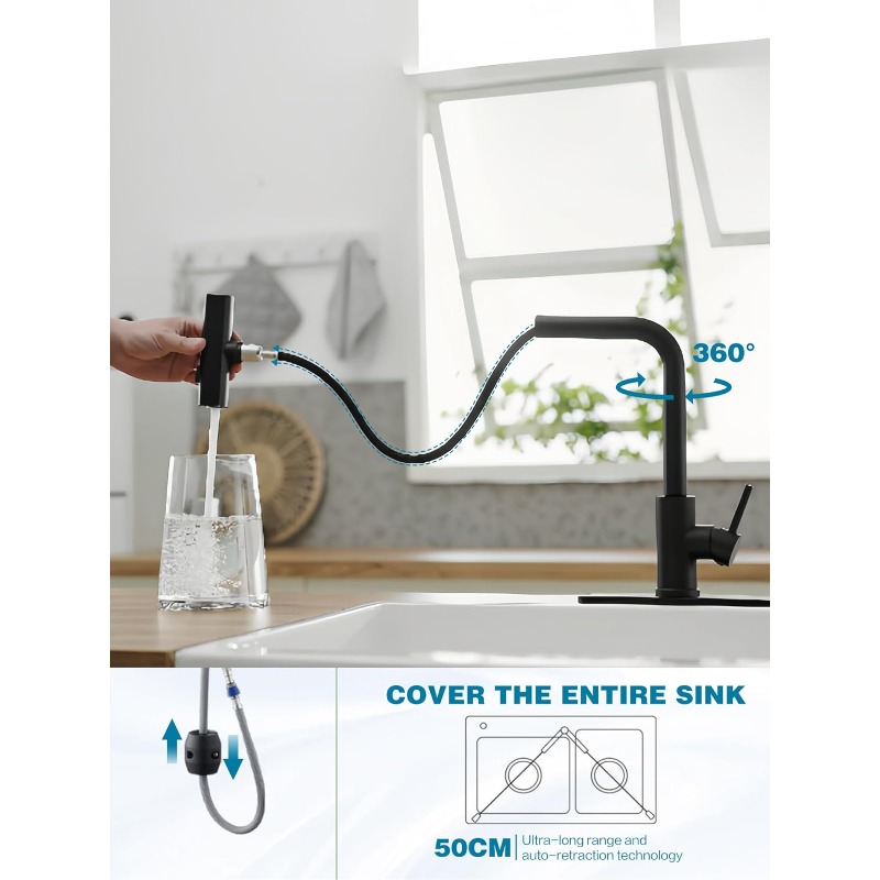 Kitchen Faucets Pull Down Spra - Commercial Kitchen Sprayer review and price