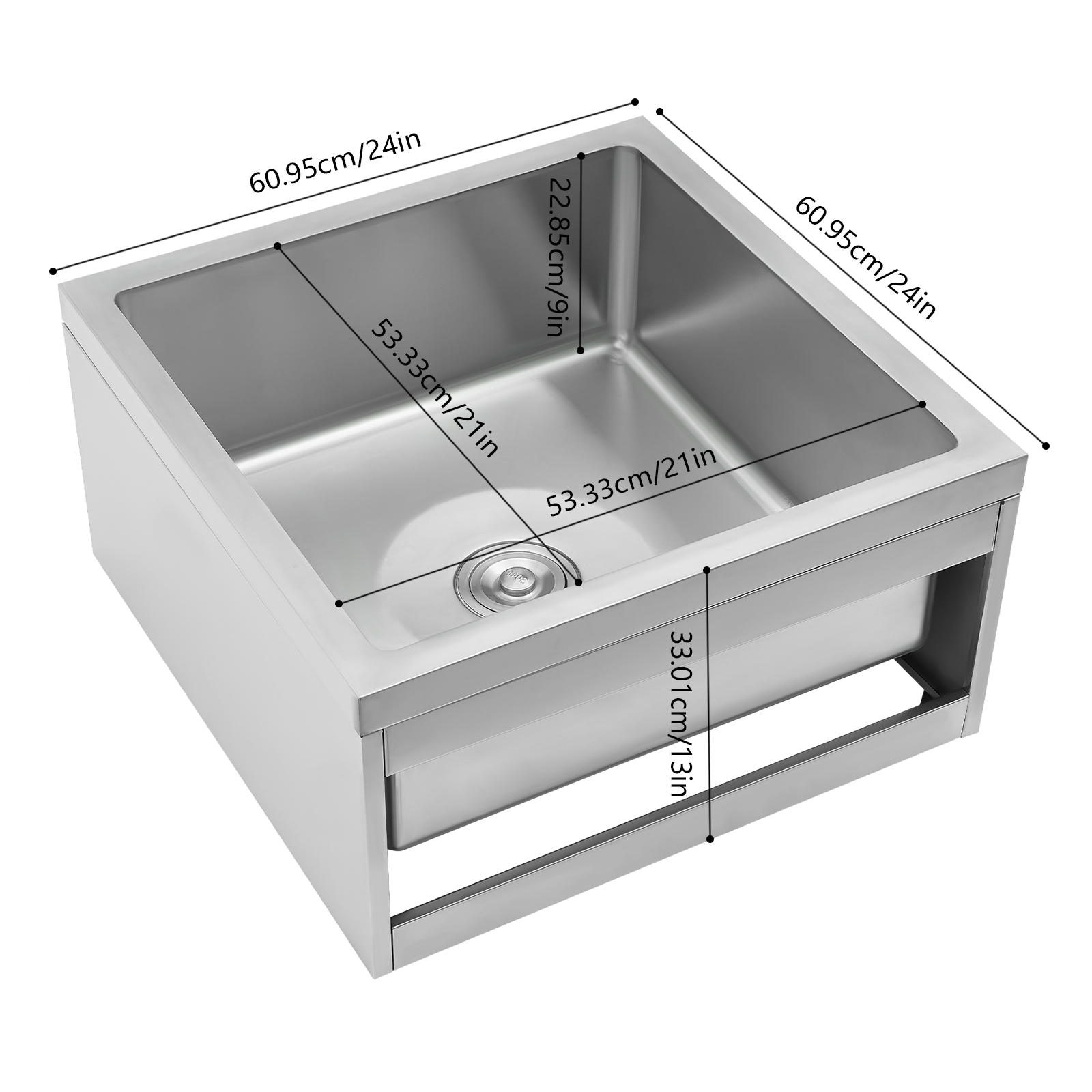 Stainless Steel Floor Mop Sink - Commercial Kitchen Deep Cleaning review and price