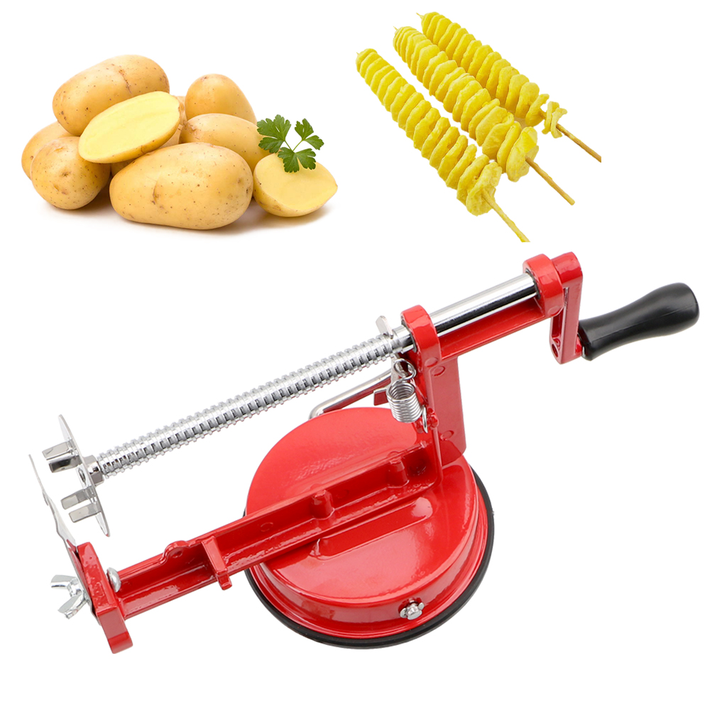 Manual Spiral French Fry Cutte - Commercial Potato Peeler review and price