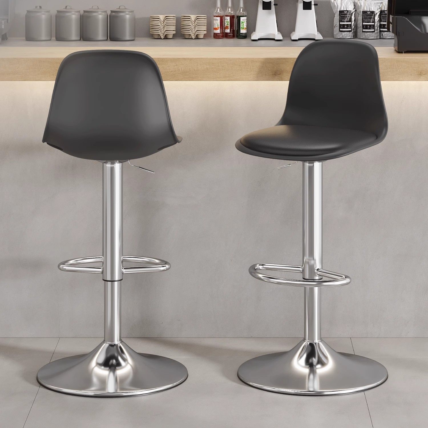 Elegant Modern Bar Chair Backr - Commercial Kitchen Interior review and price