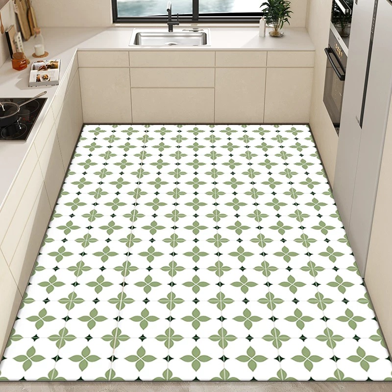 Kitchen Carpet PVC Waterproof  - Commercial Kitchen Tile Flooring review and price