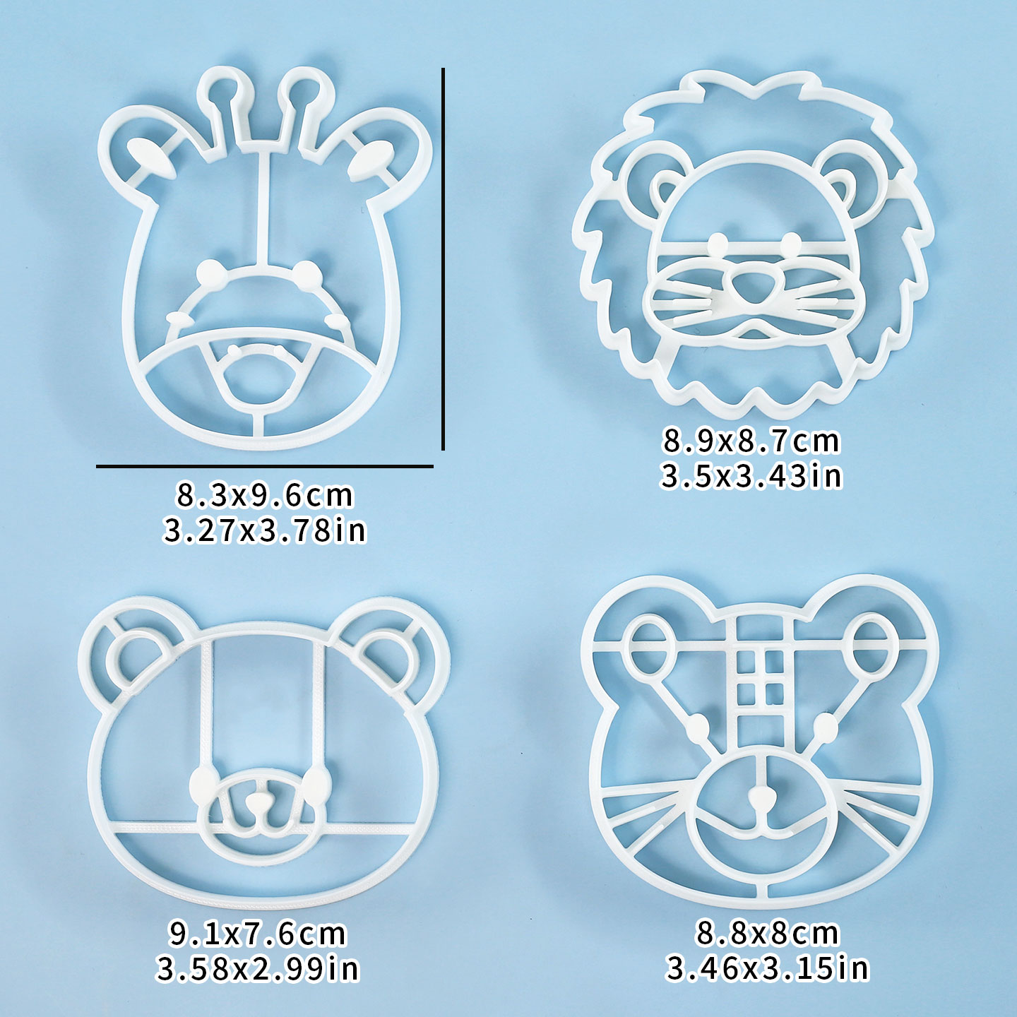 4 Pcs Animal Cookie Cutters Se - Commercial Kitchen Equipment List review and price