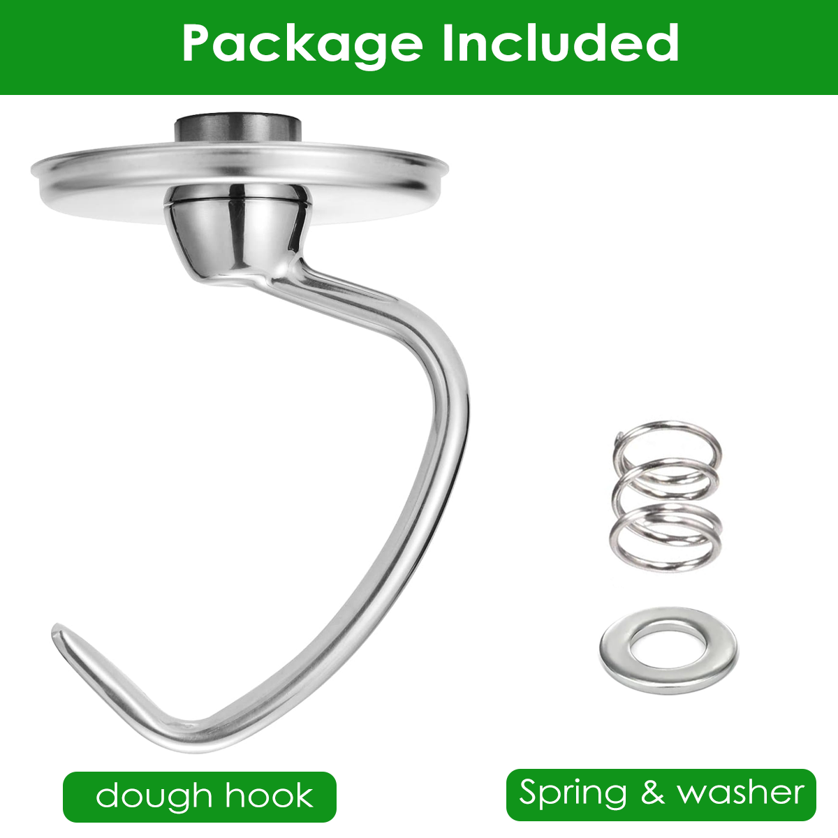 Stainless Steel Dough Hook Wit - Commercial Kitchenaid review and price