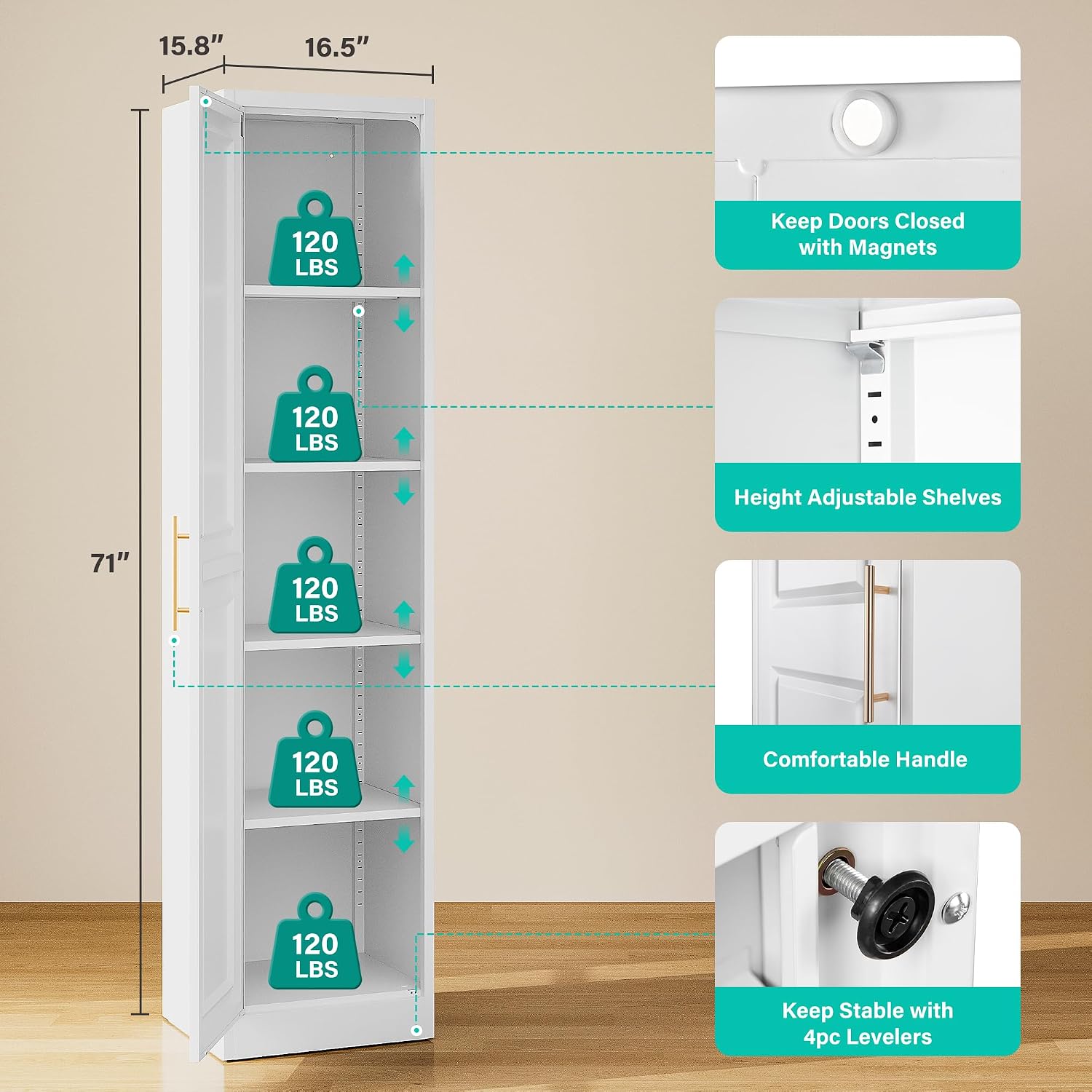 Tall Narrow Storage Cabinet Wi - Commercial Kitchen Organization review and price