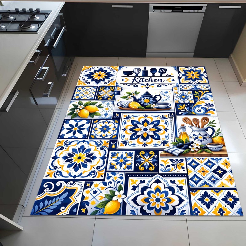 Mediterranean Mosaic Tile Kitc - Commercial Kitchen Tile Flooring review and price