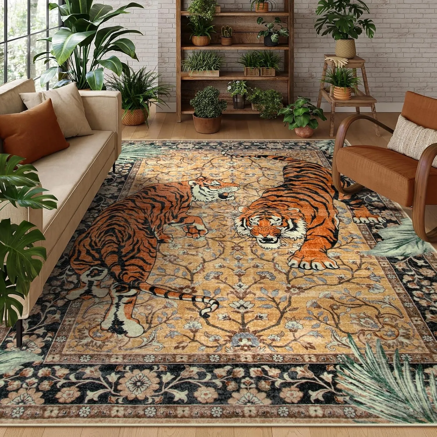 Jungle Tiger Rug for Living Ro - Commercial Dishwasher Table review and price
