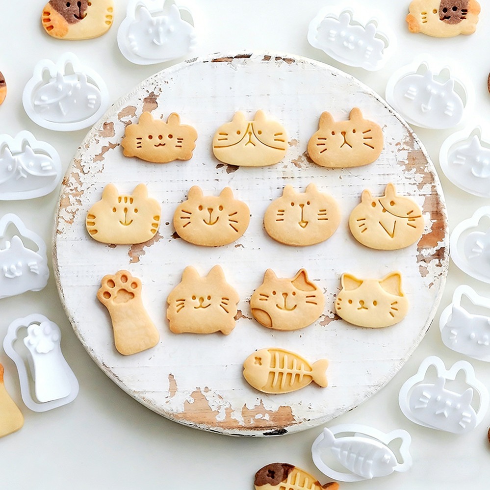 Cute Kitten DIY Stamp Cookie C - Commercial Kitchen Equipment List review and price