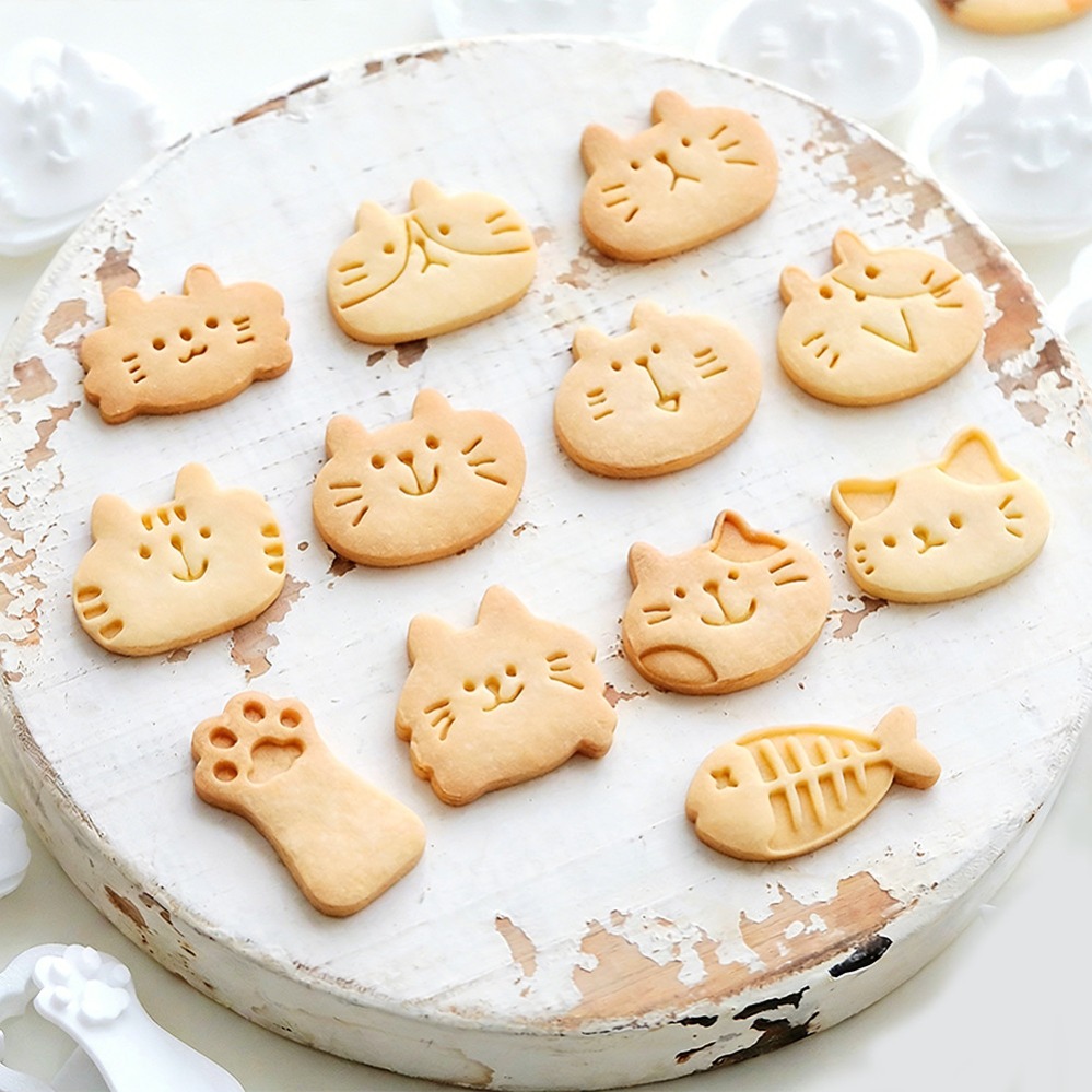 Cute Kitten DIY Stamp Cookie C - Commercial Kitchen Equipment List review and price