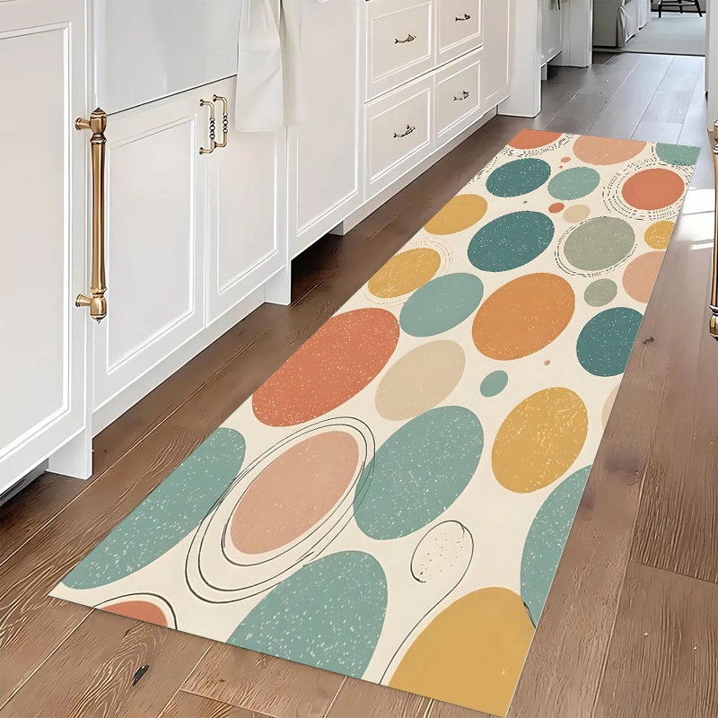 Geometric Tile Runner Rug Anti - Commercial Kitchen Tile Flooring review and price