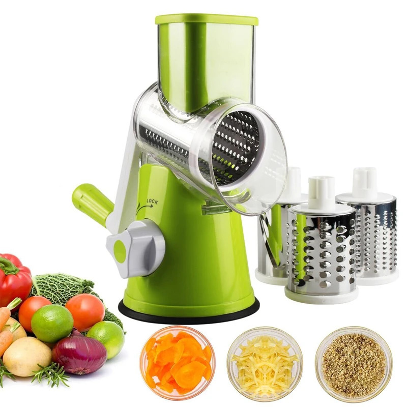 Manual Rotary Cheese Grater fo - Commercial Potato Peeler review and price