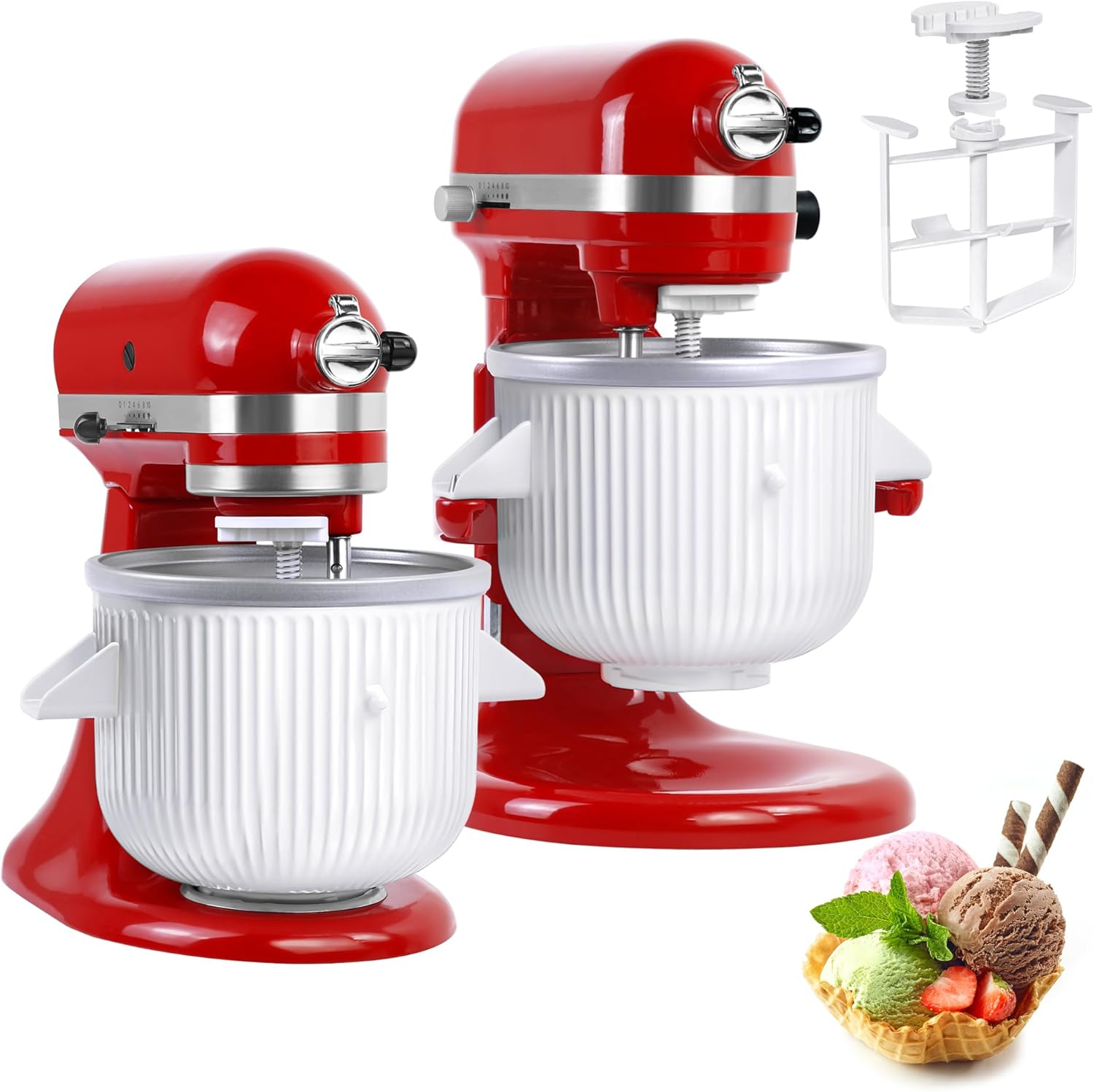 Ice Cream Maker Attachment for - Commercial Kitchenaid review and price