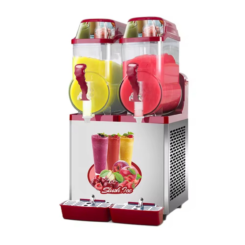 2 Tanks Commercial Stainless S - Slushy Machine review and price
