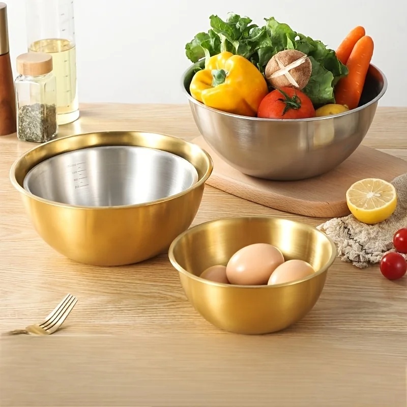 3PCS Stainless Steel Mixing Bo - Commercial Kitchen Equipment List review and price