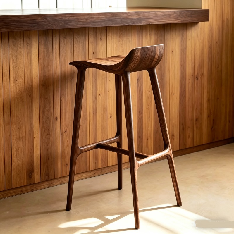 Wooden Save Space Bar Stools S - Commercial Kitchen Interior review and price